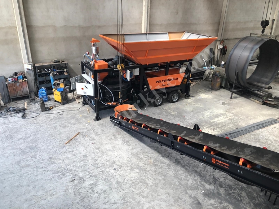 45m³ Saat Mobile Şantiye Tipi Kompakt Beton Santrali