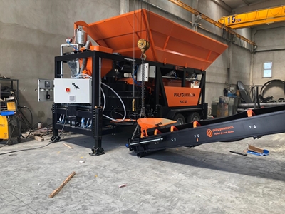 45m³ Saat Mobile Şantiye Tipi Kompakt Beton Santrali - 1