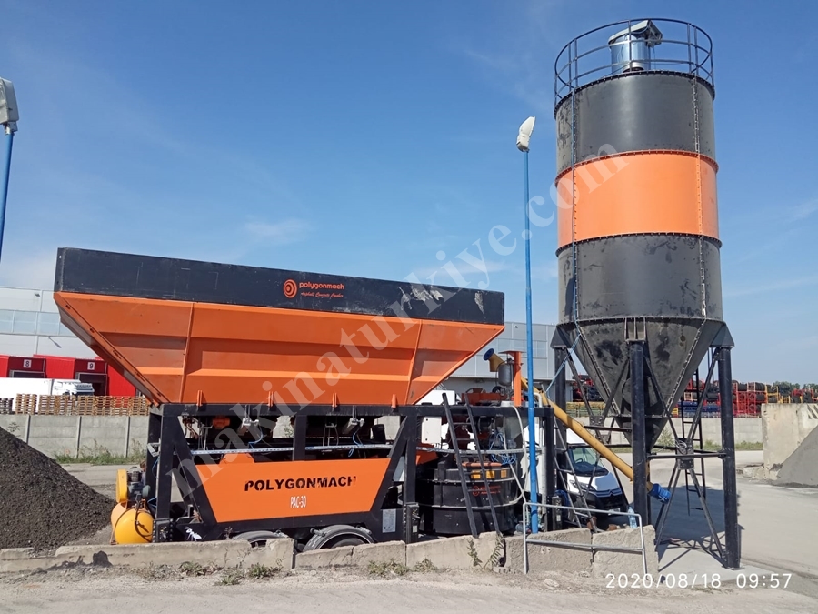 45m³ Saat Mobile Şantiye Tipi Kompakt Beton Santrali