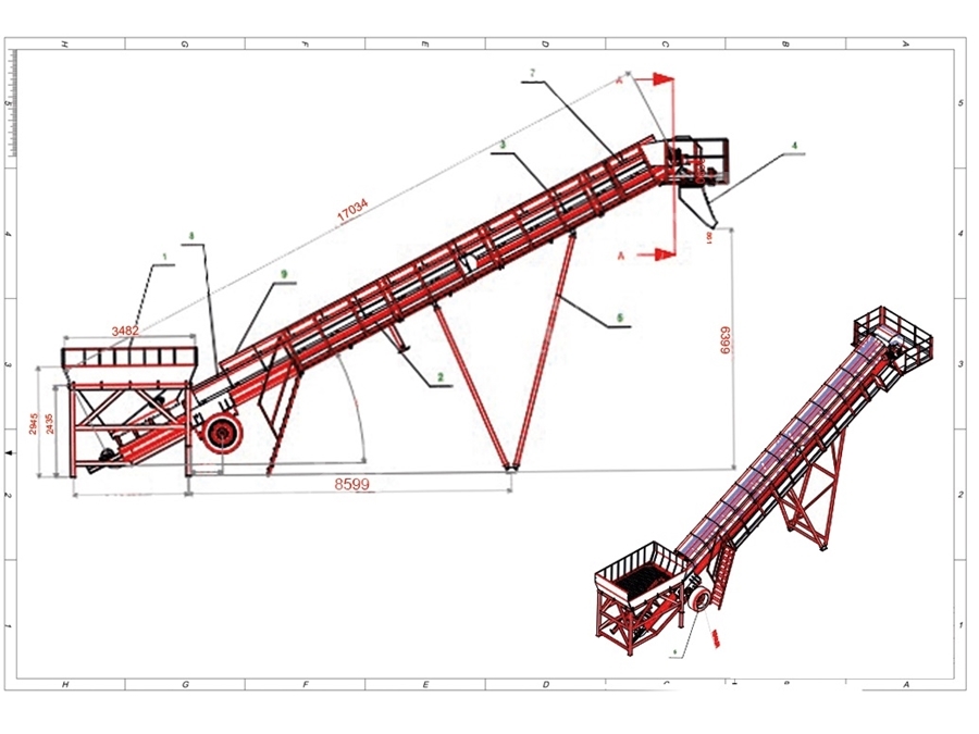 Geri Besleme Ünitesi Konveyörü / Feedback Unit Conveyor
