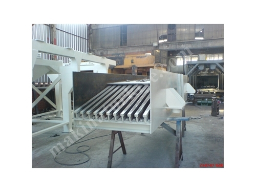 Titreşimli Ön Elekli Izgaralı Besleyicili Yatay Elek / Horizontal Screen with Vibrating Pre Screen Feeder