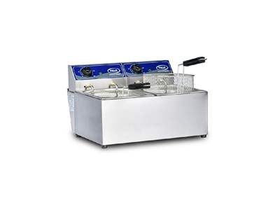 5+5 Litre Elektrikli Ekonomik Model Fritöz - 0