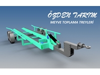 2 Ton Meyve Sebze Zincirli Yük Taşıma Römork - 1