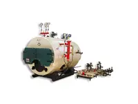 Sıvı Gaz Yakıtlı Skoç Tip Üç Geçişli Buhar Kazanı