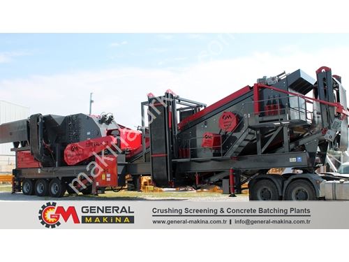 250 - 350 Ton / Saat Mobil Taş Kırma Eleme Tesisi