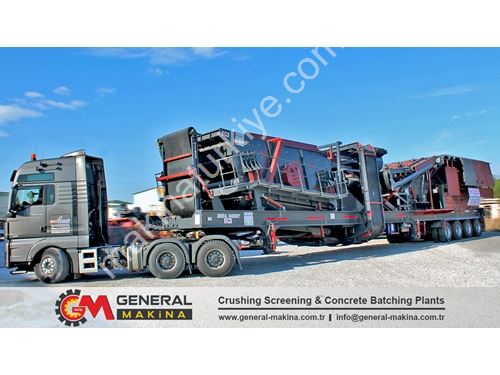 250 - 350 Ton / Saat Mobil Taş Kırma Eleme Tesisi