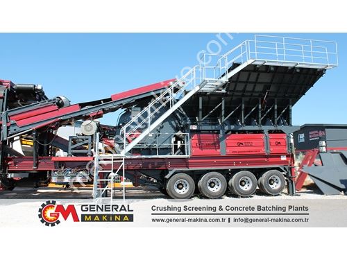 250 - 350 Ton / Saat Mobil Taş Kırma Eleme Tesisi