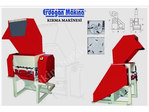 30'Luk 7.5 kW Plastic Crushing Machine - 30' 7.5 kW Plastik Kırma Makinası