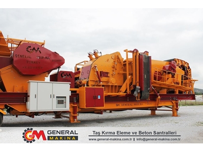 150-240 Ton / Saat Mobil Taş Kırma Eleme Tesisi - 3