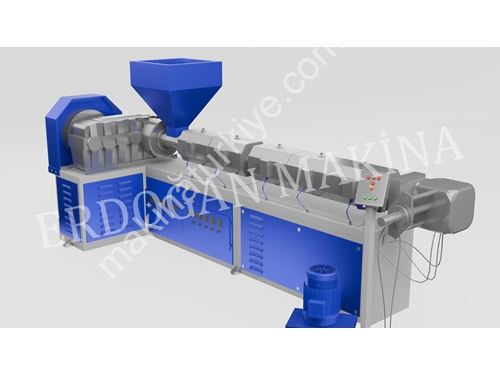 100'Lük Granül Extruder Makinası