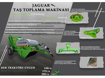 175 cm - Jaguar Taş Toplama Makinası - 14