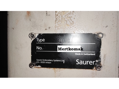 Saurer 3040 Marka 180 devir/dk, Brode Makinası - 5