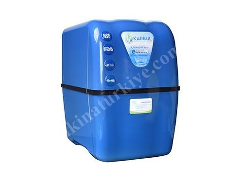 Dispositif de traitement de l'eau de couleur bleue de type industriel de 300 litres / jour