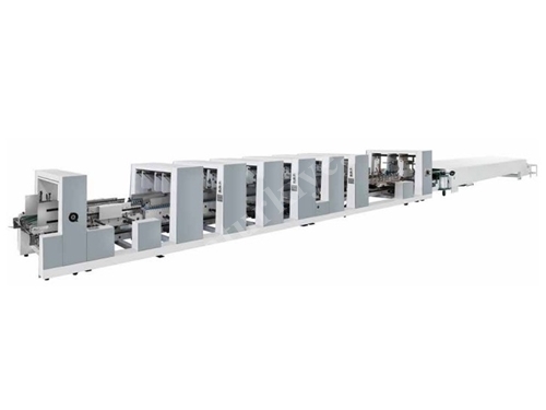 18000X2600x1750 Mm Carton Folding Gluing Machine