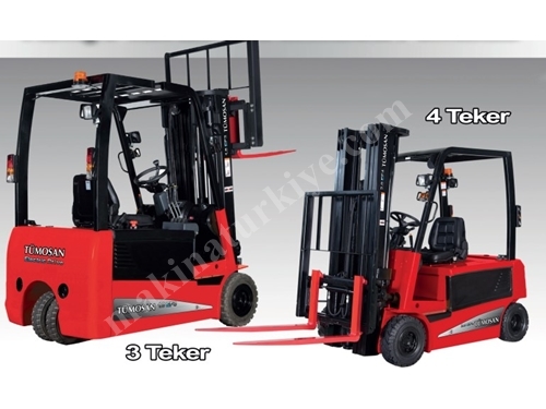 1.8 Ton 4 Tekerlekli Elektrikli Forklift
