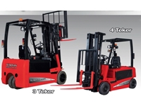 2 Ton 3 Tekerlekli Elektrikli Forklift