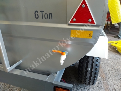 6 Ton Suction-Discharge System Water Tanker