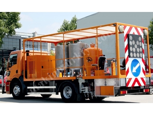 2x1500 Litre Airless Yol Çizgi Kamyonu