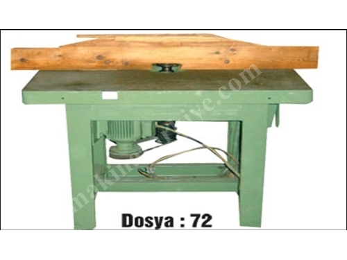 İpek Plastik Düz Tabla Ahşap Freze Makinesi 