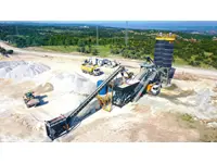 120 m3 / hour Mobile Concrete Plant