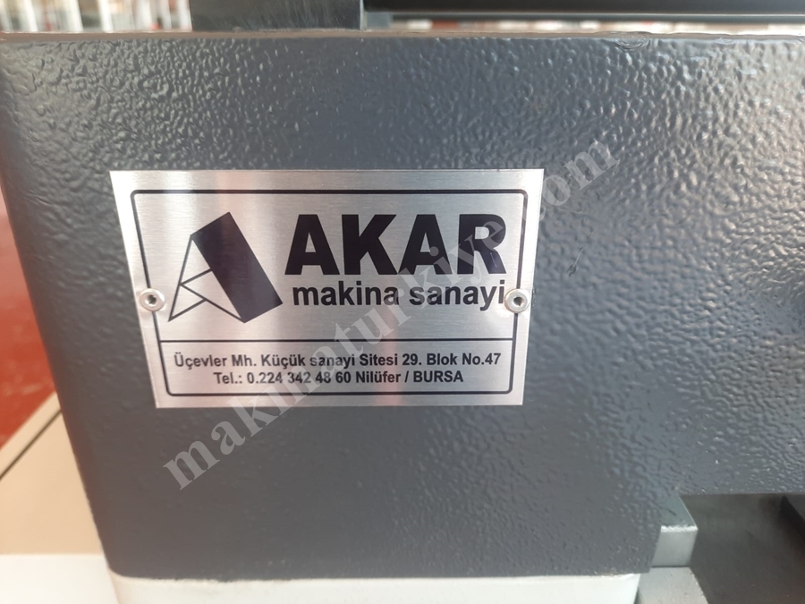 Akar Alt Üst Silmeli Kalınlık Makinası