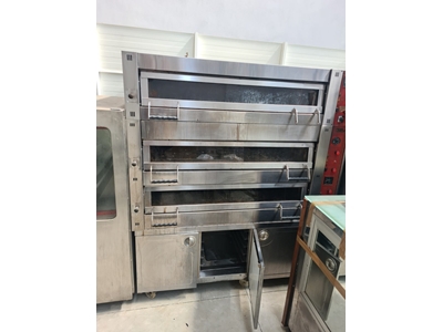 Fırın 80X120 Cm Taş Tabanlı Elektrikli 3 katlı,mayalandırmalıklı..