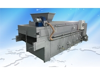 Machine de traitement thermique pour engrais avec système de bande en acier de 600x120x220 cm - 1