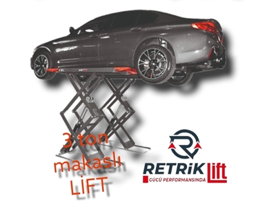 2 Metre / 3.2 Ton Makaslı Oto Lift - 0