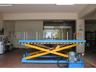 1000 X 2000 Mm Tek Makaslı Endüstriyel Lift Sistemleri - 6