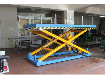 1000 X 2000 Mm Tek Makaslı Endüstriyel Lift Sistemleri - 0