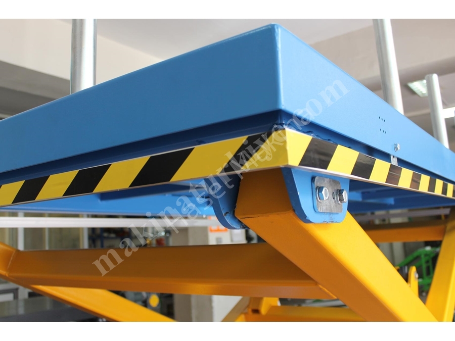 1000 X 2000 Mm Tek Makaslı Endüstriyel Lift Sistemleri