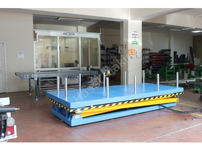 1000 X 2000 Mm Tek Makaslı Endüstriyel Lift Sistemleri - 3