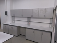 Systèmes de comptoir de laboratoire en acier inoxydable 160x360x90 cm (12mm) - 6