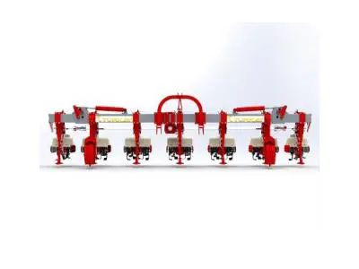 Hydraulic Foldable 7-Row Interrow Hoeing Machine