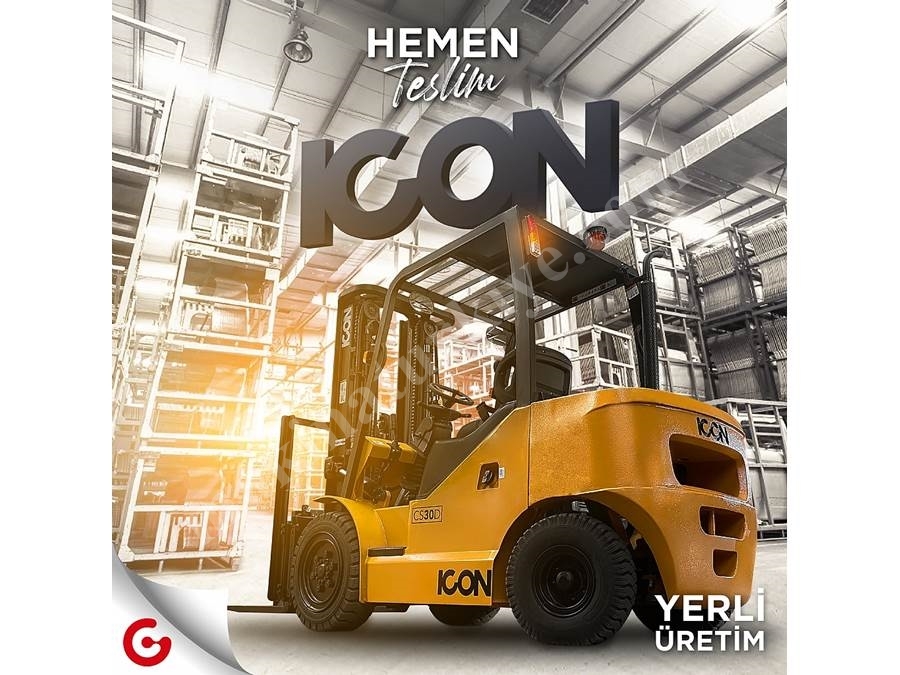 Trıplex 3 Ton Dizel Forklift