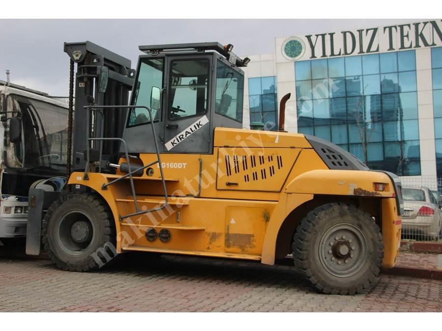 3.5 Metre 16 Ton Asansörlü Dizel Forklift