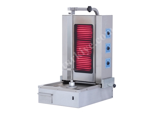 3-Layer Electric Bottom Motorized Doner Grill