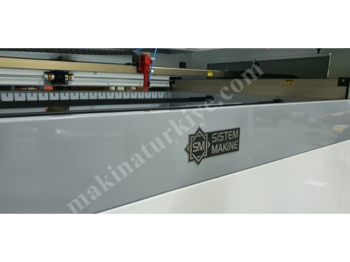 120 Watt 1000x1350 mm Dual Head Laser Cutting Machine