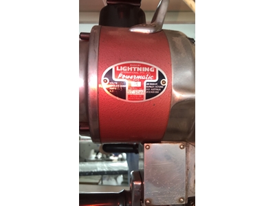 POWERMATIC 3 (8 Zoll) Gerade Messer roter Kopf Stoffschneidemaschine - 1