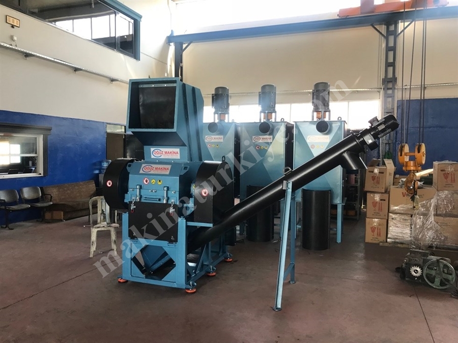 5000 Kg / Saat Plastik Kırma Makinası