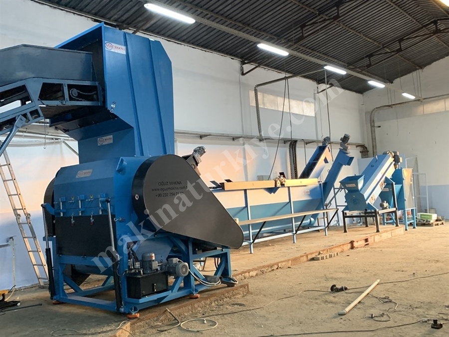 5000 Kg / Saat Plastik Kırma Makinası