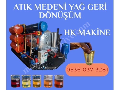 Atık Madeni Yağı Yakıta Dönüştürme Makinası