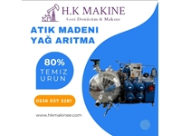 Atık Madeni Yağı Yakıta Dönüştürme Makinası