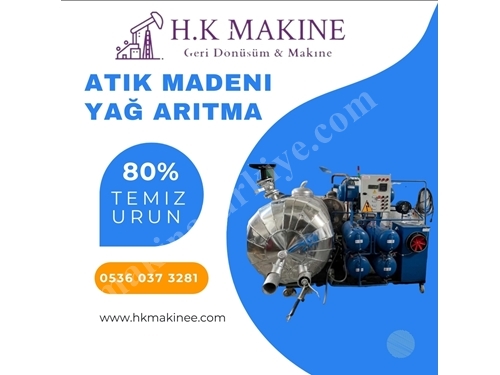 Atık Madeni Yağı Yakıta Dönüştürme Makinası