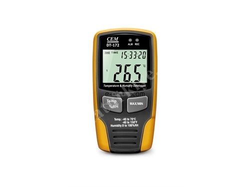 DT 172 Sıcaklık ve Nem Kayıt Datalogger
