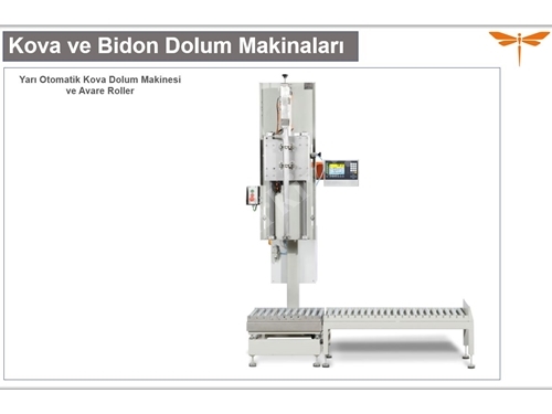 Kova ve Bidon Dolum Makinası - Dipten Dolum / 5kg - 60kg 