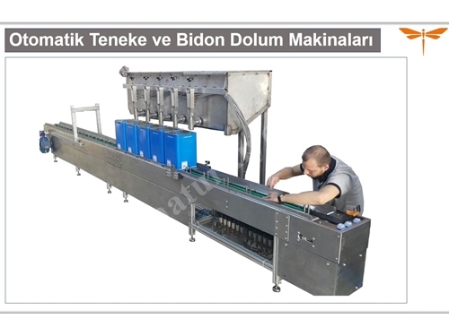 Tam Otomatik Teneke ve Bidon ATEX Dolum Makinaları