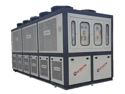80 кВт Винтовой компрессорный конденсационный охлаждаемый хладильник