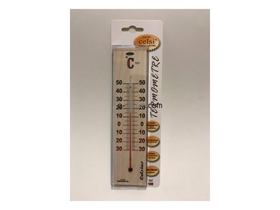 Celsi 106 Ahşap Oda Termometresi - 1