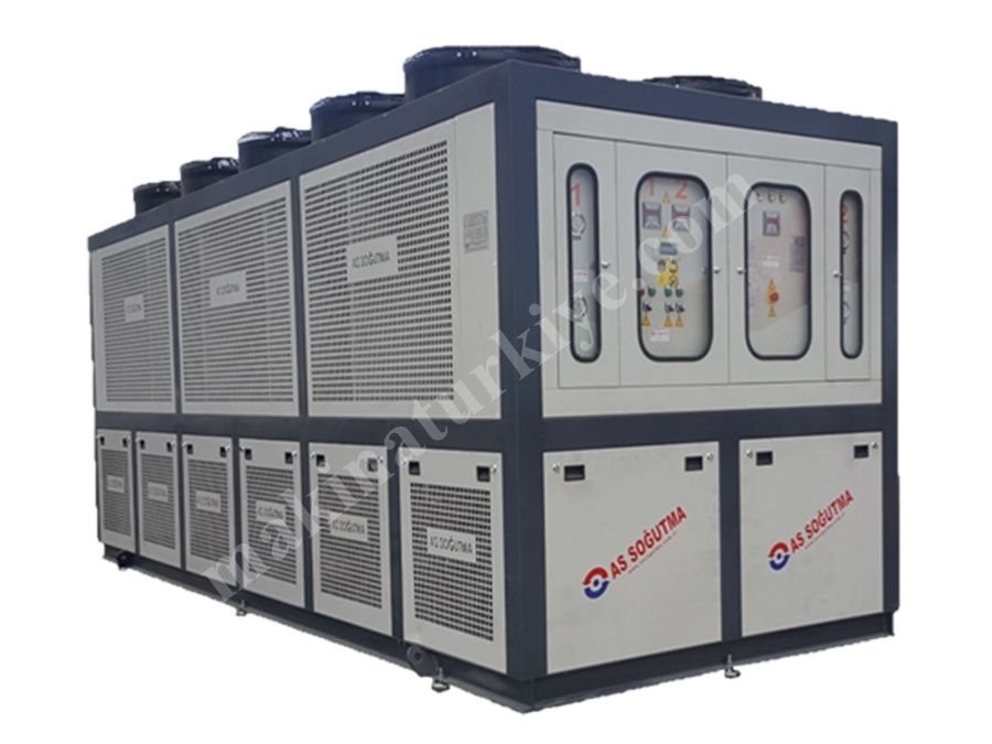 570 kW 4 Pistonlu Kompresörlü Kondenserli Hava Soğutmalı Chiller 